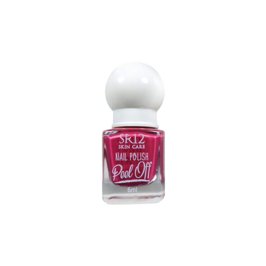 nail polish peel off maroon